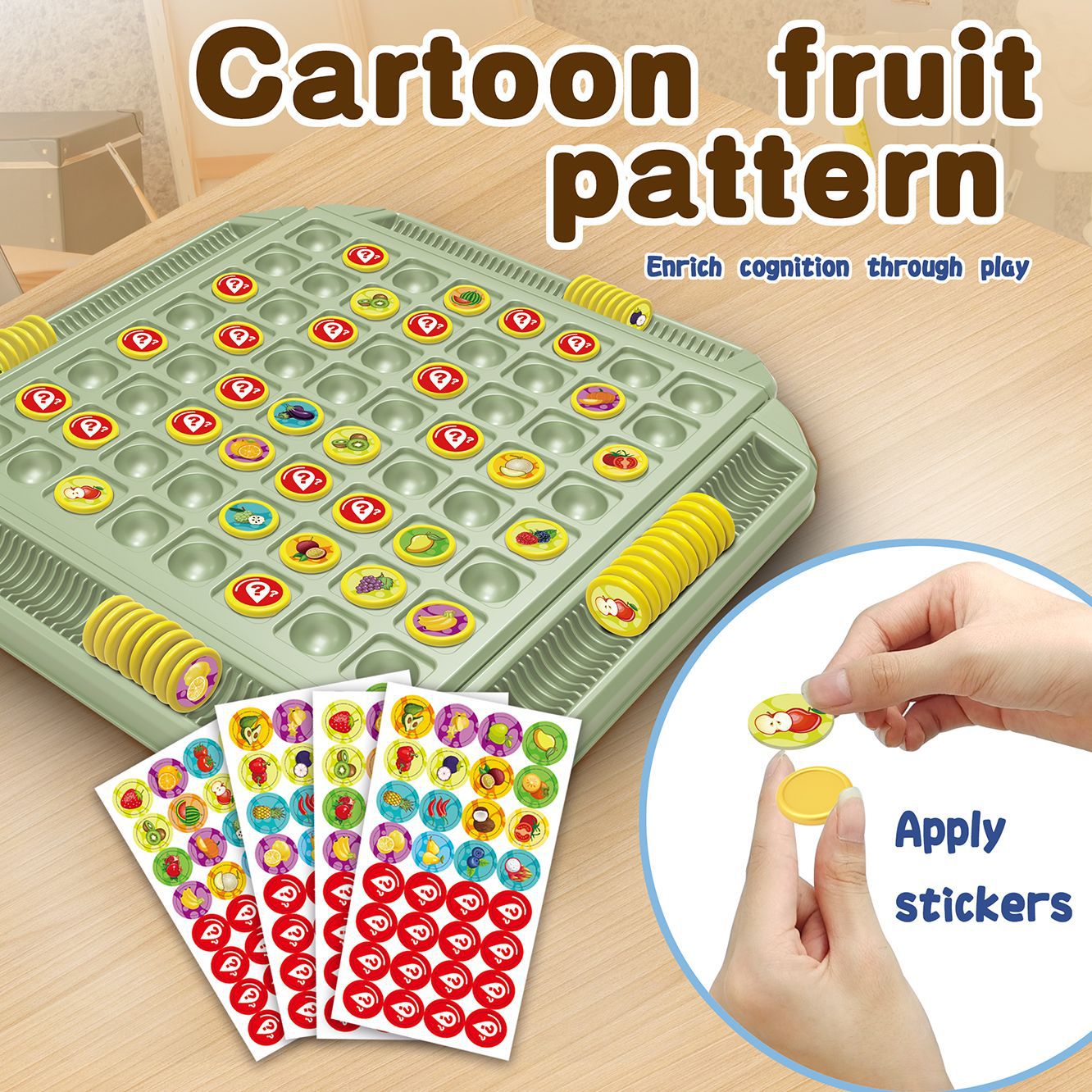 Fruit Flip Chess Memory Match  - Board Game Oath review and price