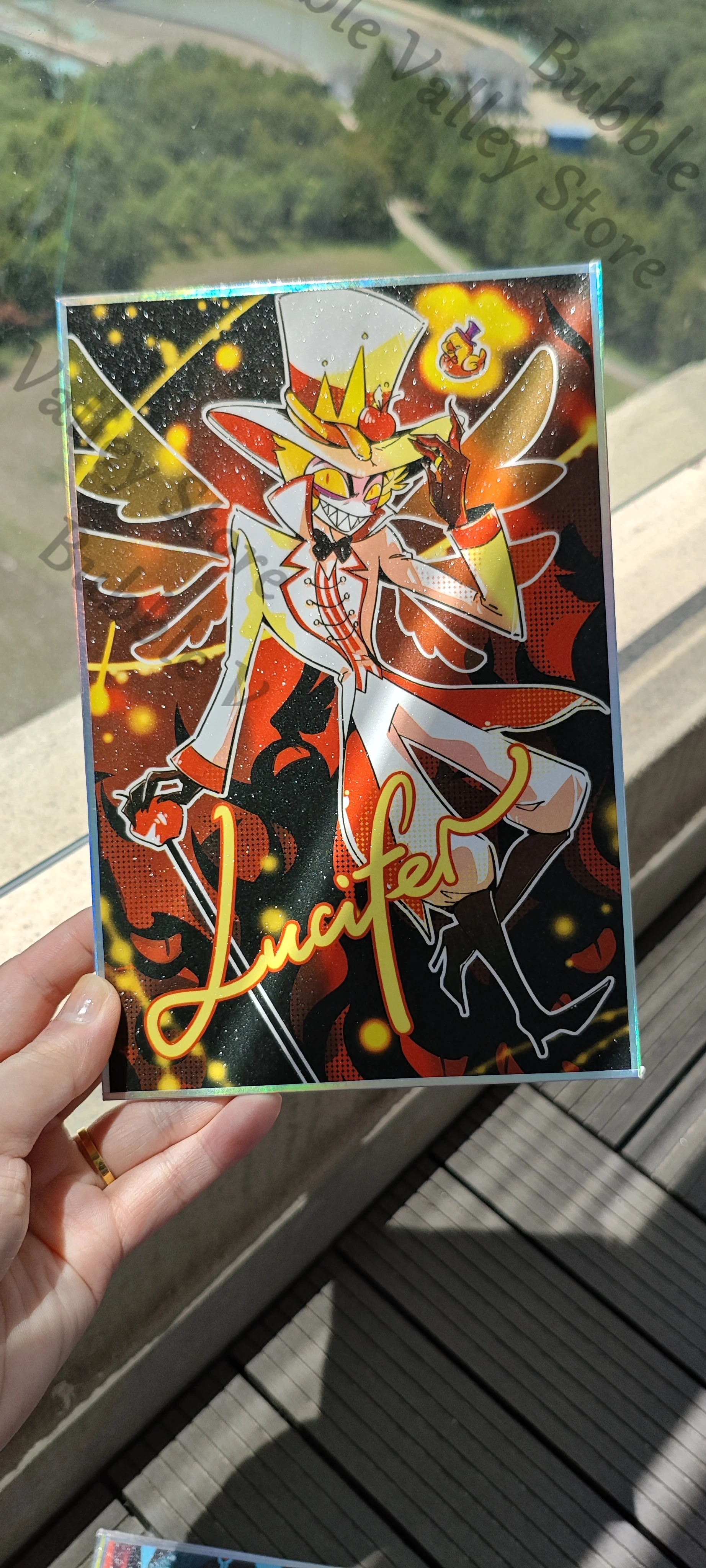 Hazbin Hotel Alastor Vox Adam  - Board Game Illustration review and price