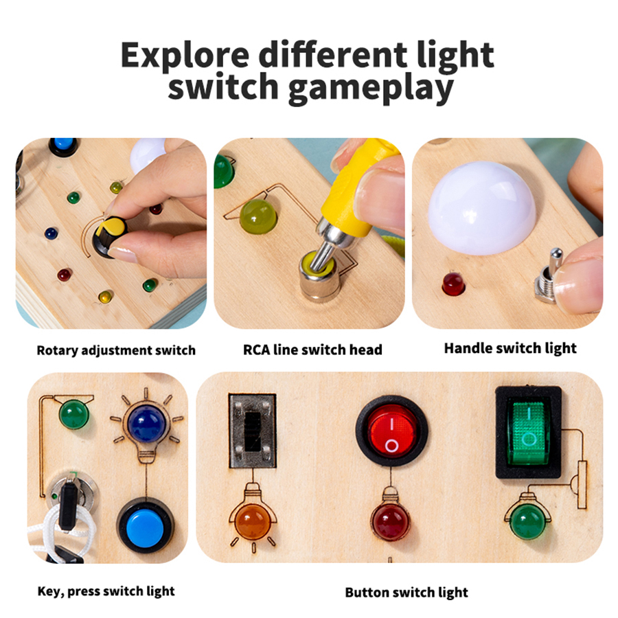 Montessori Busy Board Sensory  - Board Game With Questions review and price