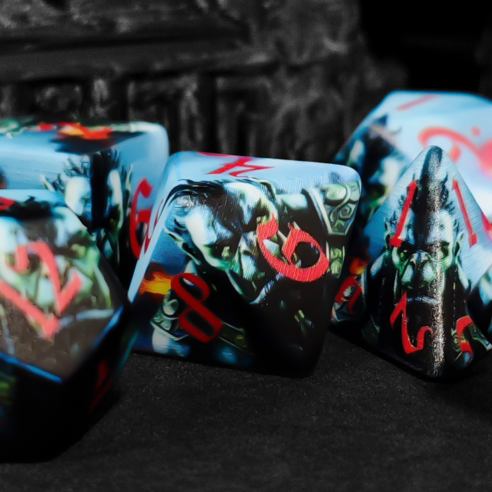 Orc Warrior Polyhedral 7-Piece - Dice Set Polyhedral review and price