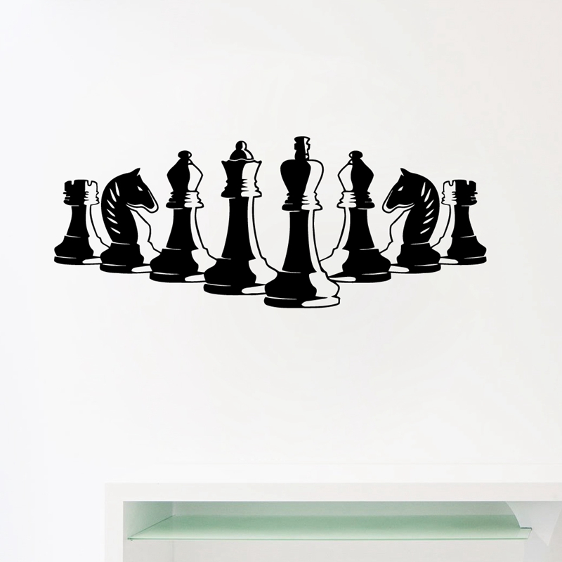 Chess Pieces Wall Decal Bedroo - Board Game Wingspan review and price