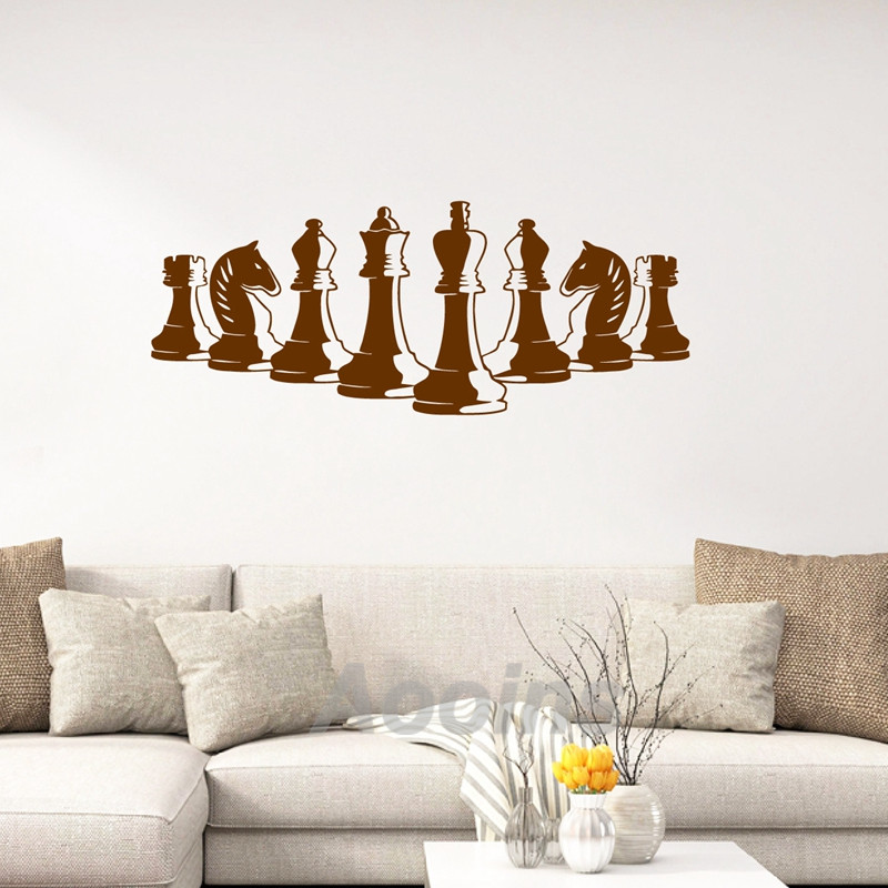 Chess Pieces Wall Decal Bedroo - Board Game Wingspan review and price