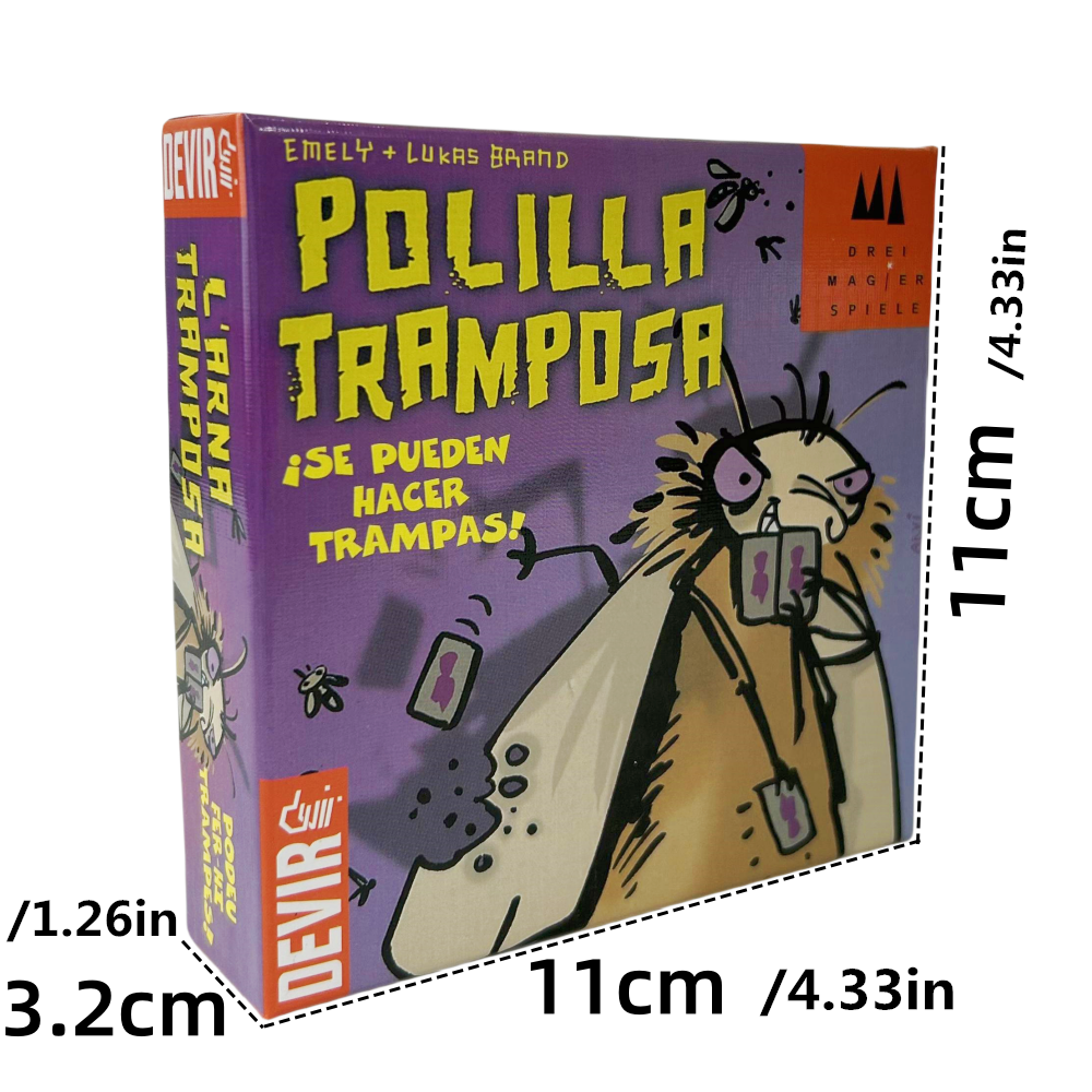 Mogel Motte Polilla Cards Boar - Board Game Wingspan review and price