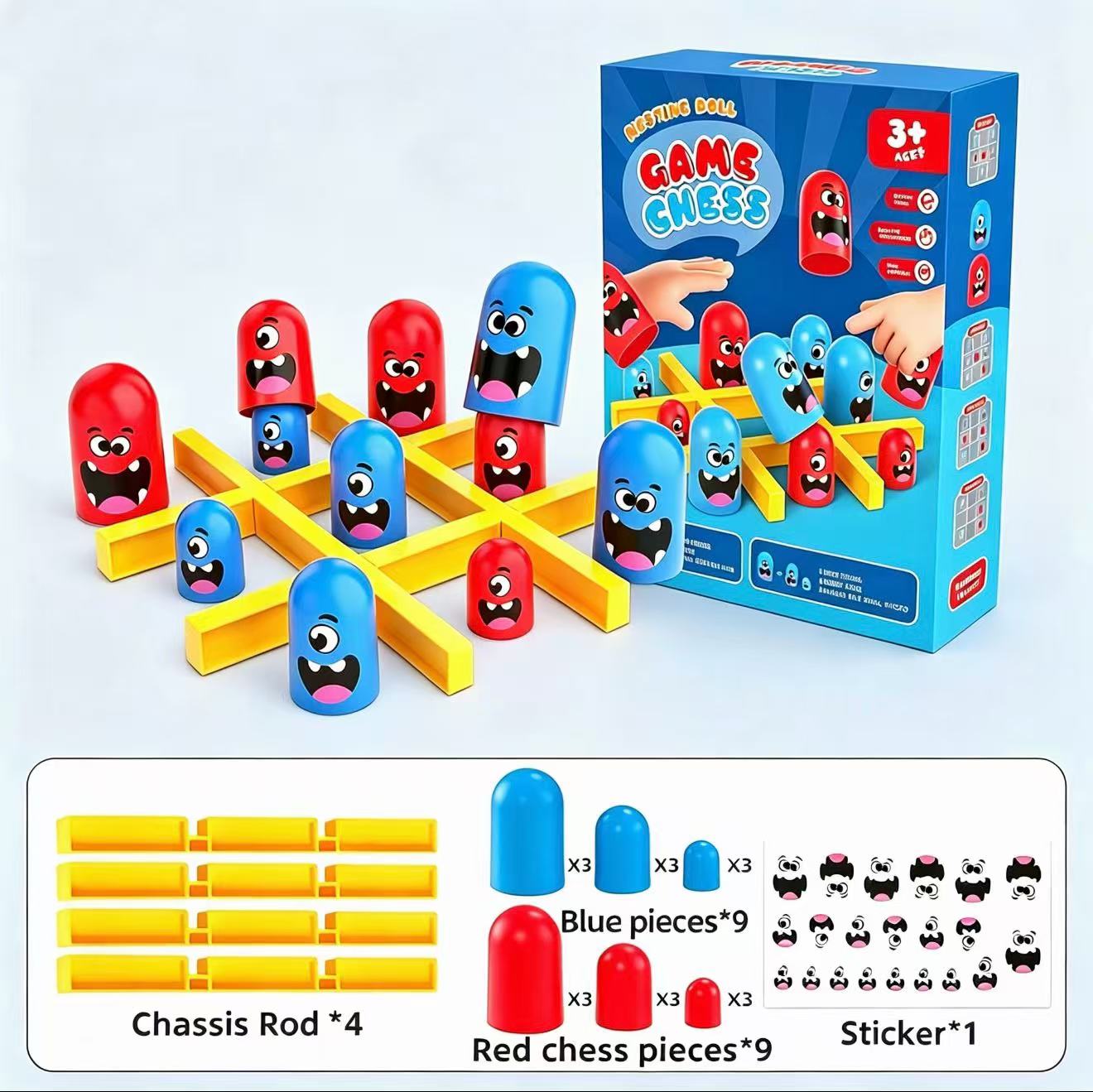 Tic-Tac-Toe Eat-and-Be-Sized S - Board Game Electronic Table review and price