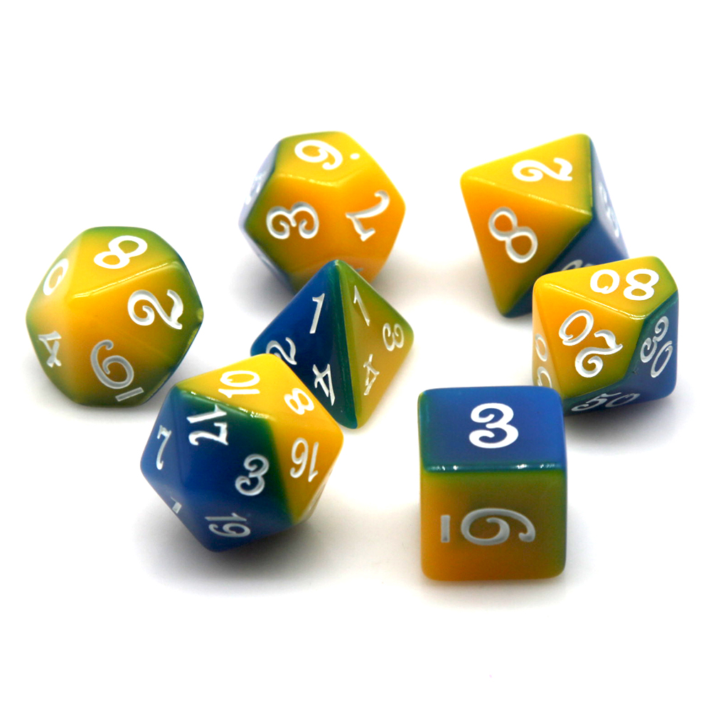 Blue & Yellow Dual Color Polyh - Board Game Electronic Table review and price