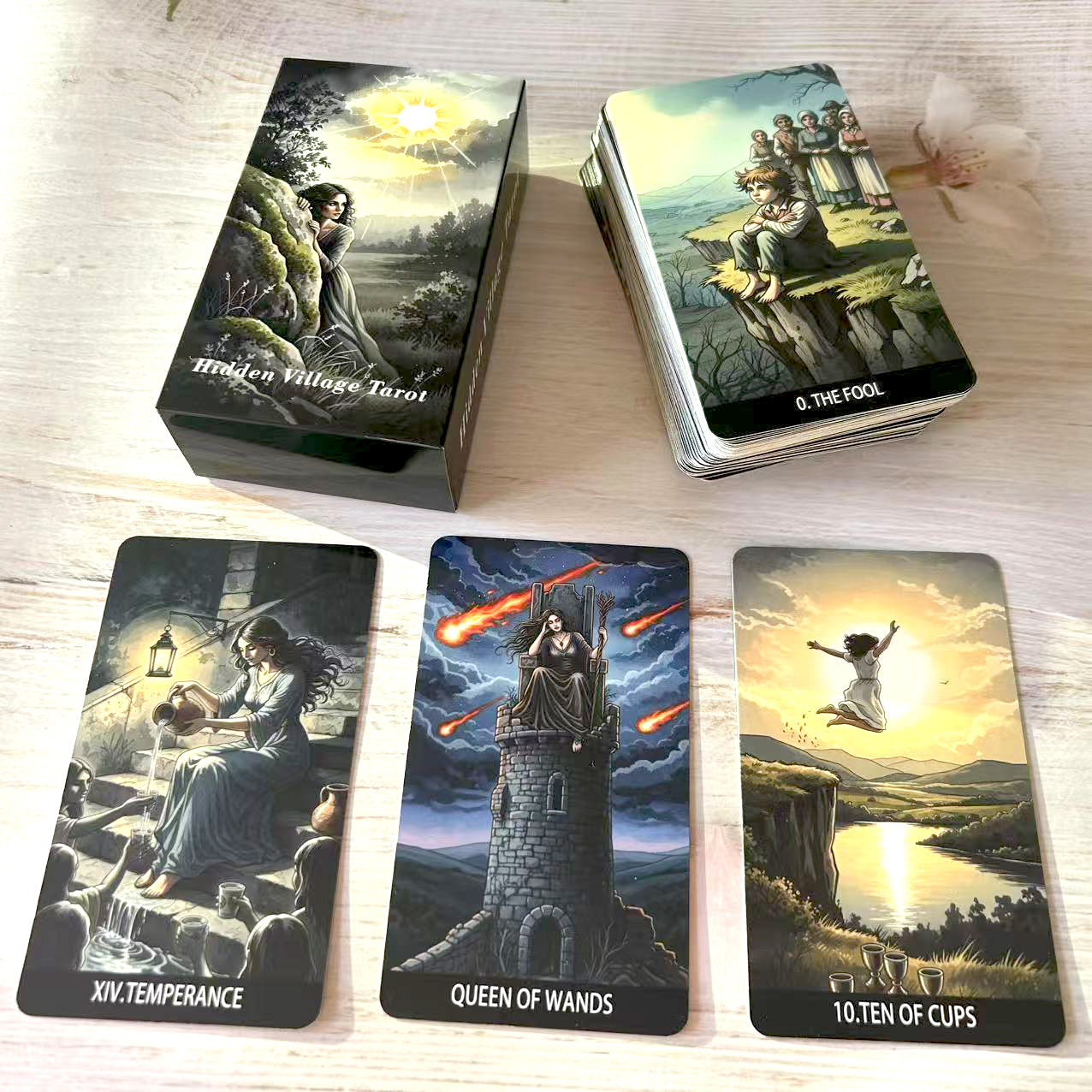 78PCS 70*120mm Tarot Cards PDF - Board Game Illustration review and price