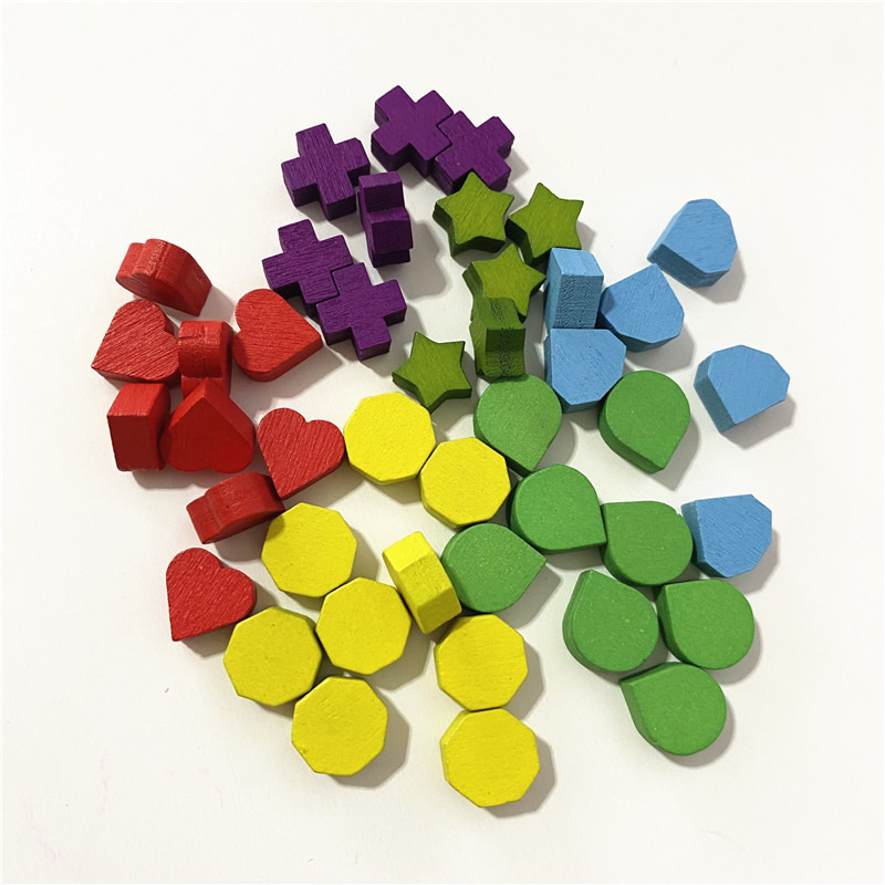 40Pcs 10mm Red Heart Shape Blu - Board Game Wingspan review and price