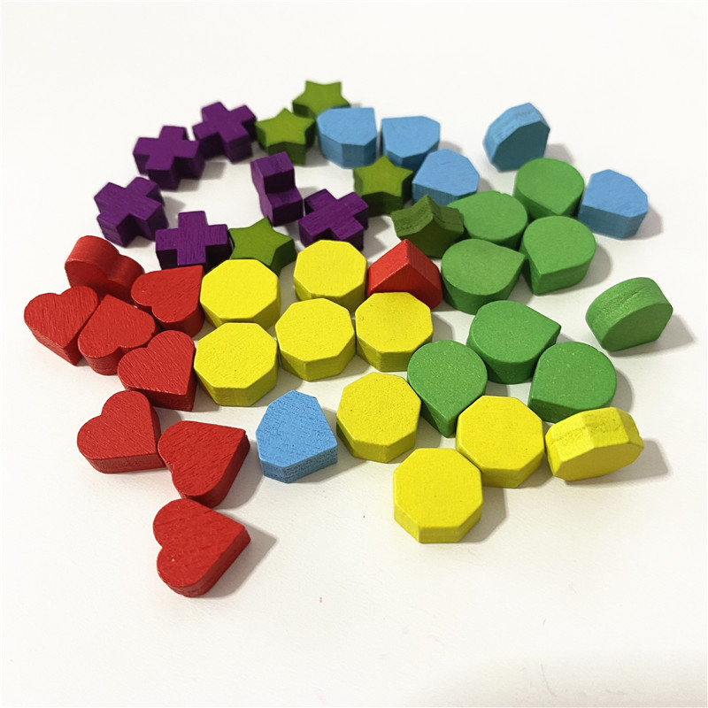 40Pcs 10mm Red Heart Shape Blu - Board Game Wingspan review and price